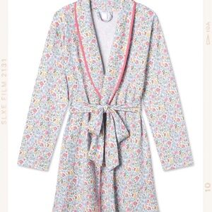 Floral Print Women's Robe